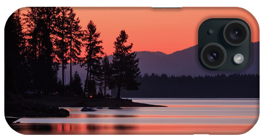Landscape iPhone Case featuring the photograph Lake Almanor Twilight by James Eddy