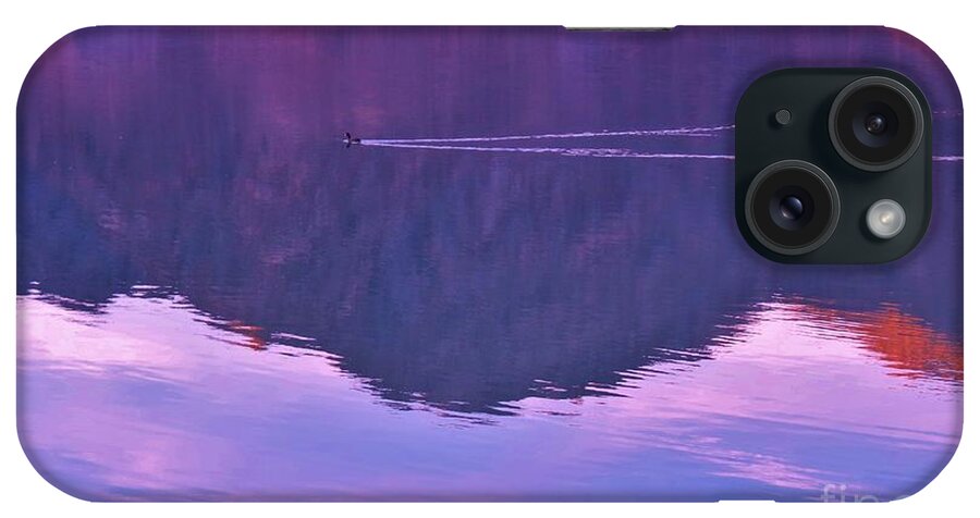 Lake Cahuilla iPhone Case featuring the photograph Lake Cahuilla Reflection by Michele Penner
