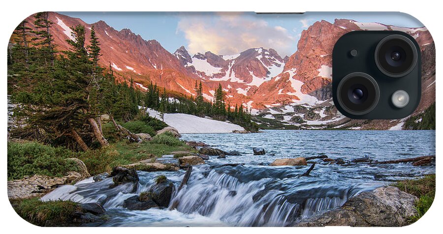 Lake Isabelle iPhone Case featuring the photograph Lake Isabelle Sunrise by Aaron Spong