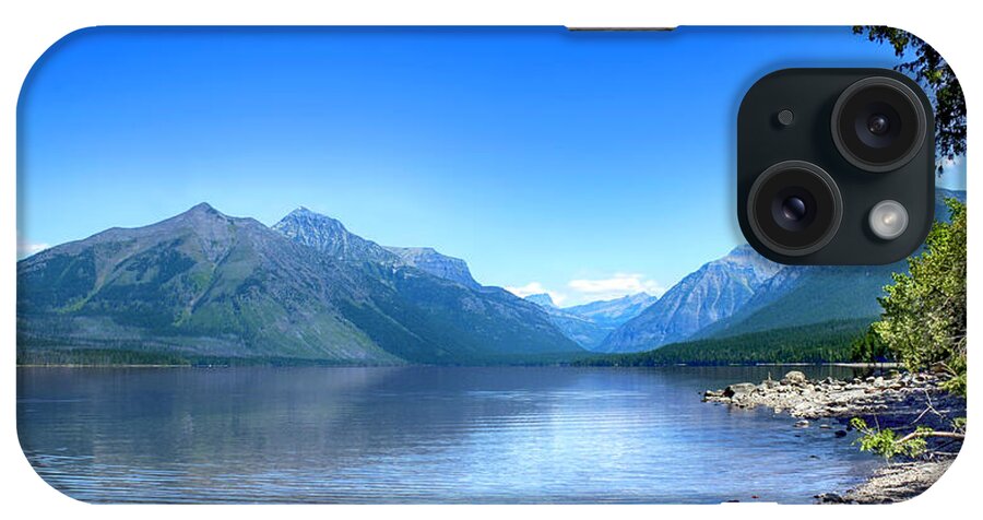 Lake Mcdonald iPhone Case featuring the photograph Lake McDonald by Lorraine Baum