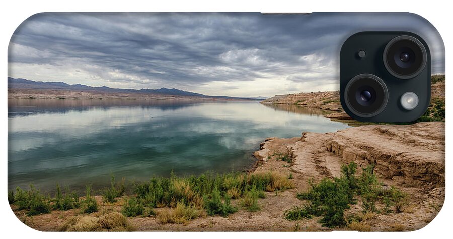 Landscape iPhone Case featuring the photograph Lake Mead Reflections by Margaret Pitcher