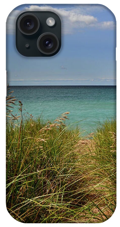 Michigan iPhone Case featuring the photograph Lake Michigan Beauty by Amy Lucid