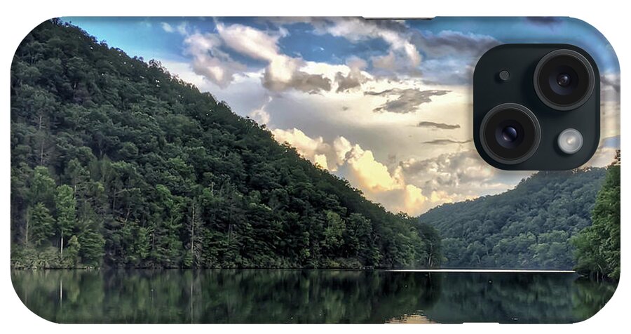 Lake iPhone Case featuring the photograph Lake Reflections by Kerri Farley