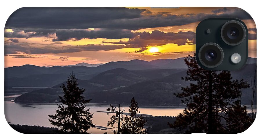 Lake Roosevelt iPhone Case featuring the photograph Lake Roosevelt Columbia River 3 by Loni Collins