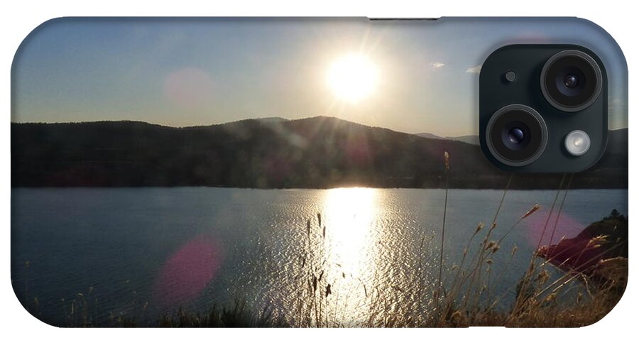 Lake Roosevelt iPhone Case featuring the photograph Lake Roosevelt Sun by Charles Robinson