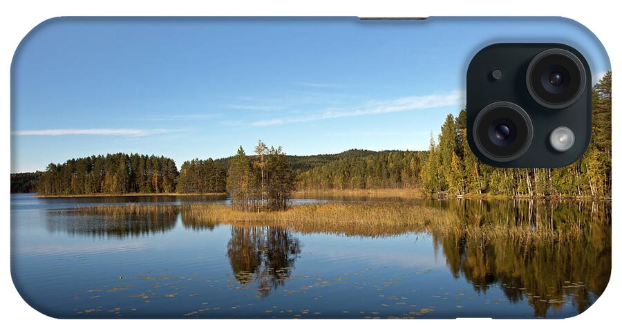 Savijarvi iPhone Case featuring the photograph Lake Savi by Aivar Mikko