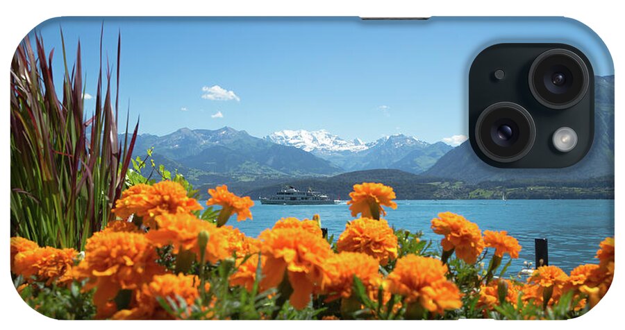 Lake iPhone Case featuring the photograph Lake Thunersee by Andy Myatt