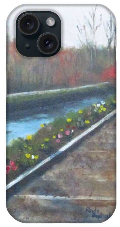 Lambertville iPhone Case featuring the painting Lambertville RR #2 by Paula Pagliughi