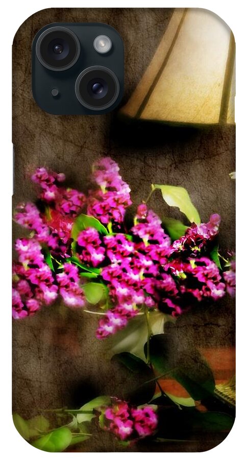 Still Life iPhone Case featuring the photograph Lamp Light by Diana Angstadt