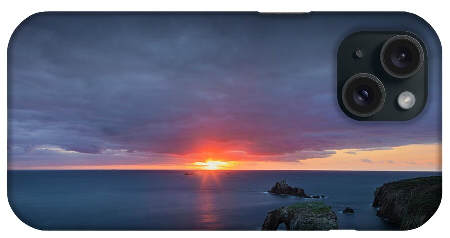 Land iPhone Case featuring the photograph Land's End by Dominique Dubied