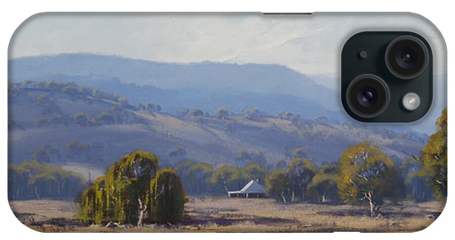 Rural iPhone Case featuring the painting Landscape Paintings by Graham Gercken