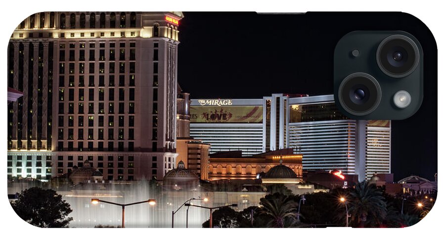 Las Vegas Strip iPhone Case featuring the photograph Las Vegas Strip by Bob Phillips