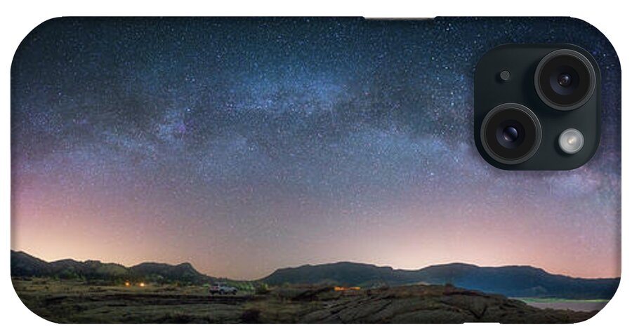 Milky Way iPhone Case featuring the photograph Late Night Milky Show by Darren White