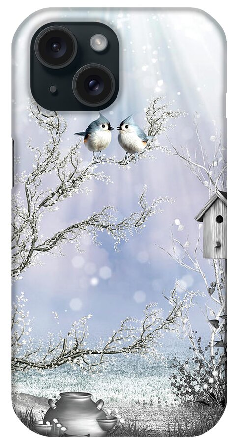 Nature iPhone Case featuring the digital art Late Snow by John Junek