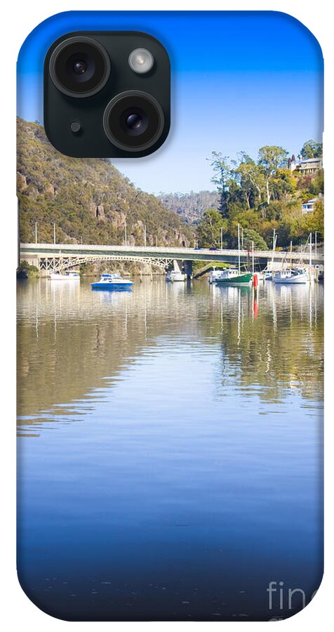 Boats iPhone Case featuring the photograph Launceston Harbour by Jorgo Photography