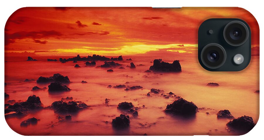 Amaze iPhone Case featuring the photograph Lava Rock Beach by Dave Fleetham - Printscapes