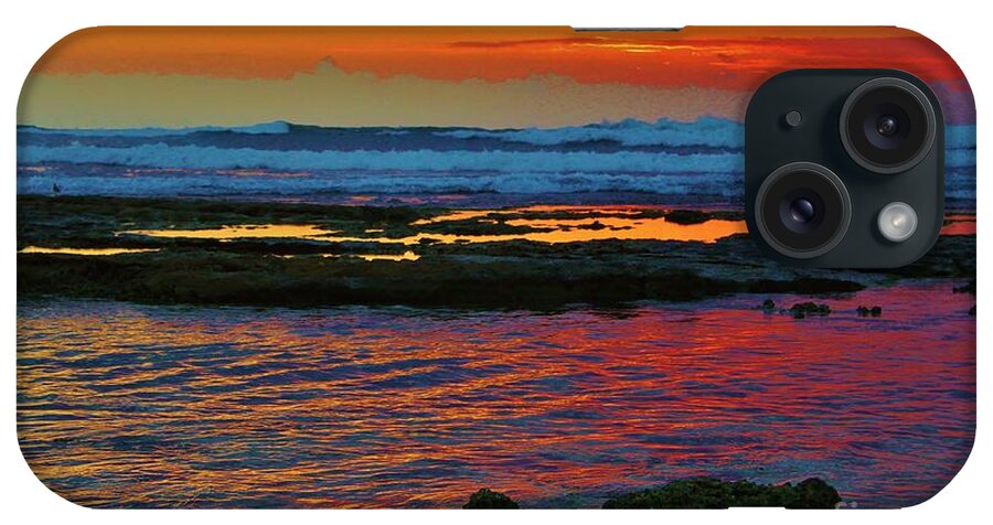 Seascape iPhone Case featuring the photograph Layered Sunset by Craig Wood
