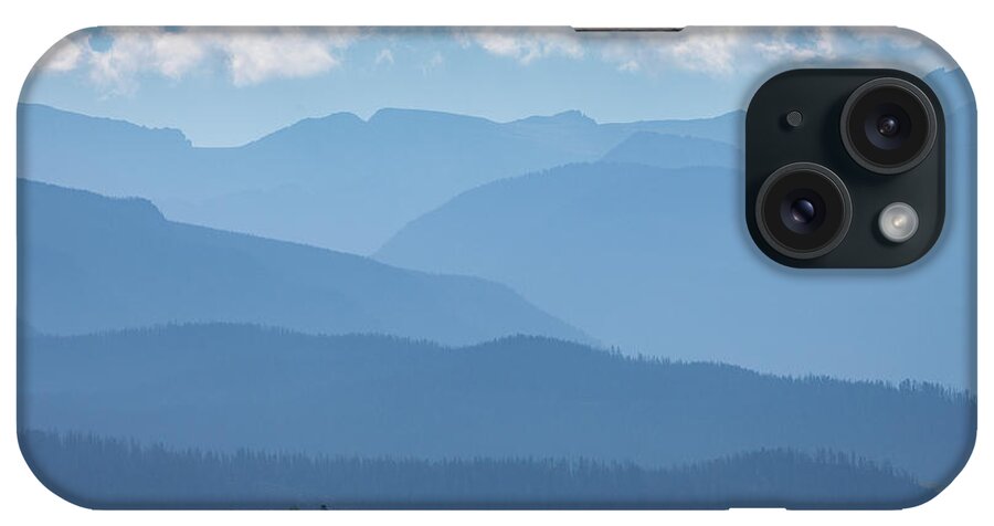 Blue iPhone Case featuring the photograph Layers of Blue by Darren White