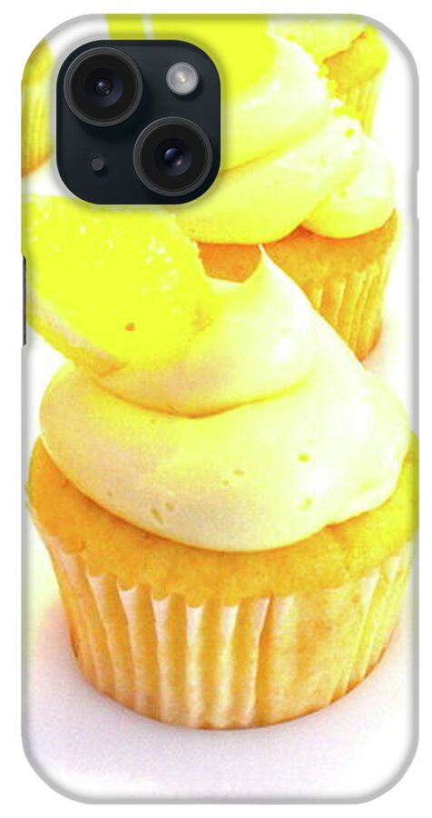 Cupcakes iPhone Case featuring the photograph When Life Gives You Lemons by Beth Saffer