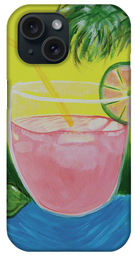 Lemonade iPhone Case featuring the painting Lemonade by Aj