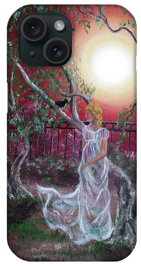 Supernatural iPhone Case featuring the painting Lenore by an Olive Tree by Laura Iverson