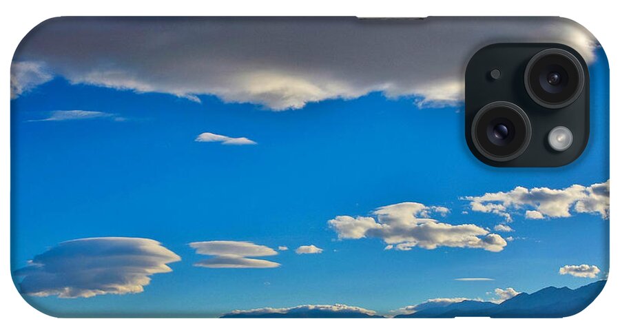 Lenticular Cloud iPhone Case featuring the photograph LenTicuLaR Arrival by Angela J Wright