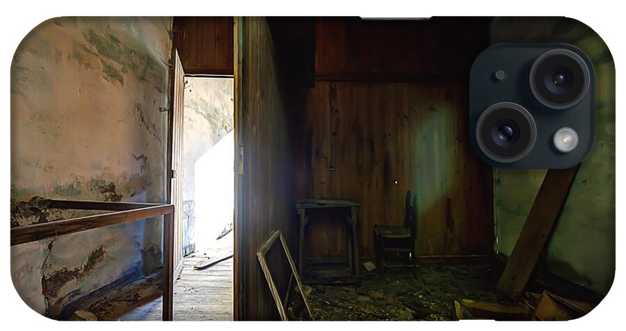 Zoagli iPhone Case featuring the photograph Let The Sun Shine In The Zoagli Abandoned Home by Enrico Pelos