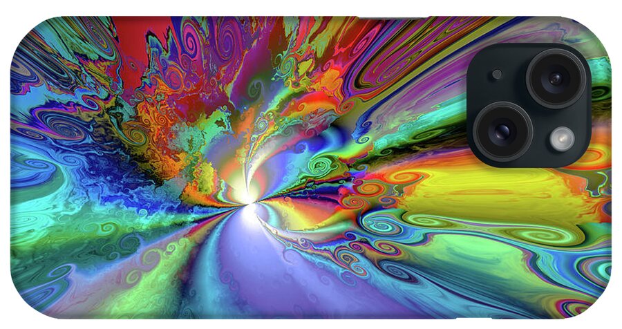 Wall Art iPhone Case featuring the digital art Let there be light by Claude McCoy