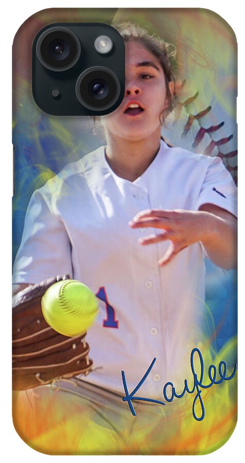 Softball iPhone Case featuring the photograph Let's Play Ball by Mary Timman