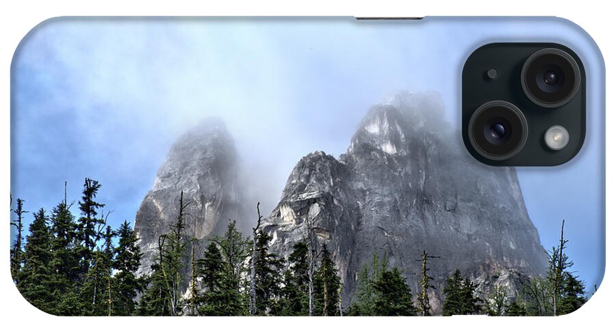 Liberty Bell iPhone Case featuring the photograph Liberty Bell Clouds Dissipating by Scenic Edge Photography