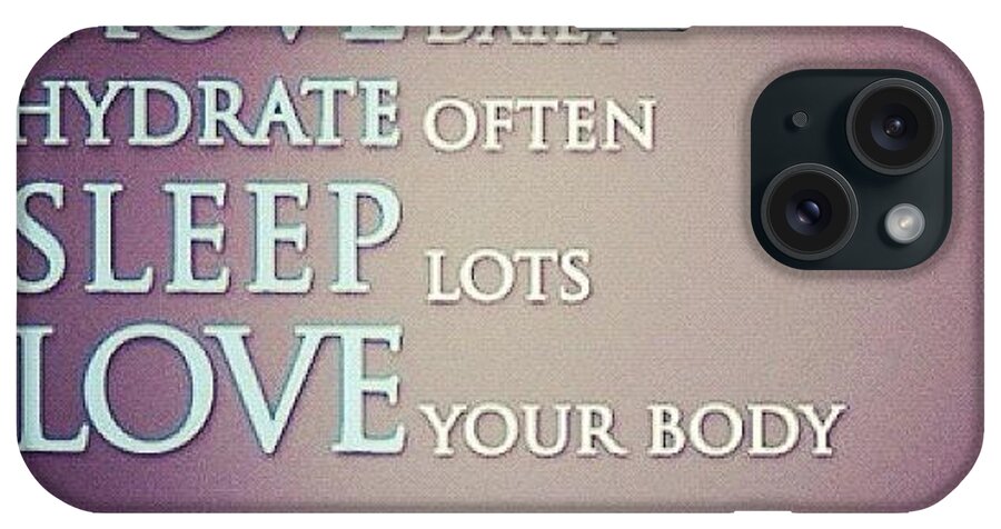 Motivation iPhone Case featuring the photograph Life 💪❤👏 #exercise #workout by Ashley Shine
