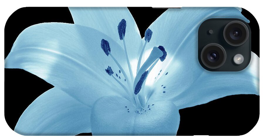 Lily iPhone Case featuring the photograph Light Blue Lily by Johanna Hurmerinta