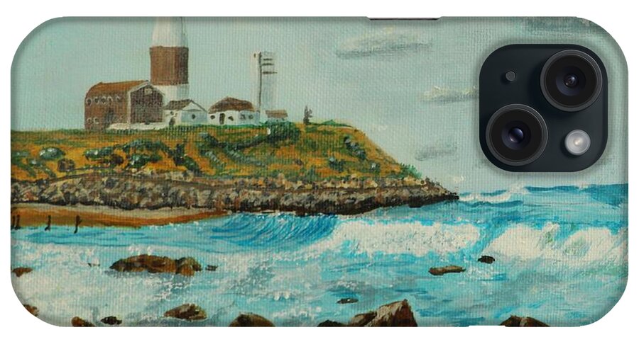 Light House iPhone Case featuring the painting Light house by David Bigelow