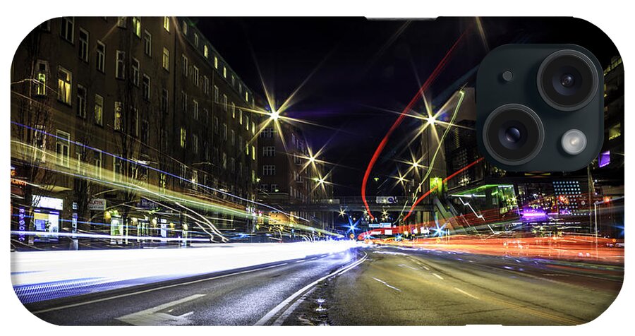 Long Exposure iPhone Case featuring the photograph Light Trails 2 by Nicklas Gustafsson