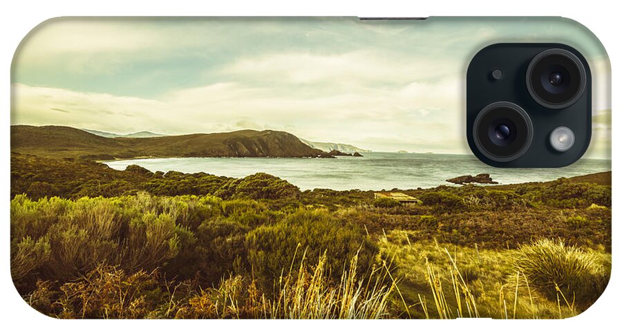 Beach iPhone Case featuring the photograph Lighthouse Bay Beach Bruny Island by Jorgo Photography