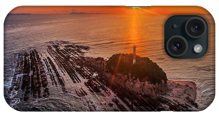 Nature iPhone Case featuring the photograph Lighthouse in the middle of sea, Sabah, Malaysia by Pradeep Raja PRINTS