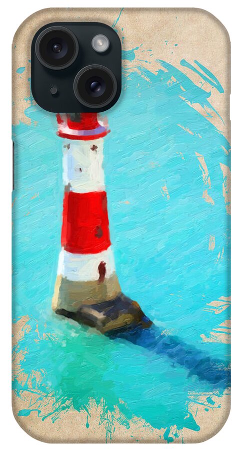 'lighthouses And Beacons' Collection By Serge Averbukh iPhone Case featuring the digital art Lighthouse No.4 by Serge Averbukh