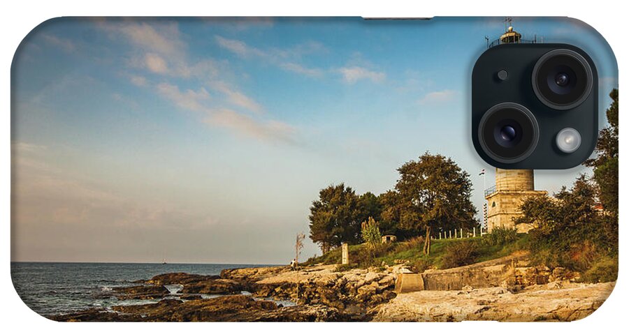 Lighthouse iPhone Case featuring the photograph Lighthouse Savudrija by Davorin Mance