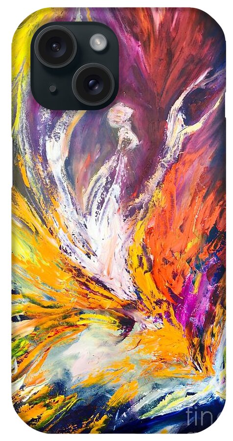 Wanderer iPhone Case featuring the painting Like Fire in the Wind by Marat Essex