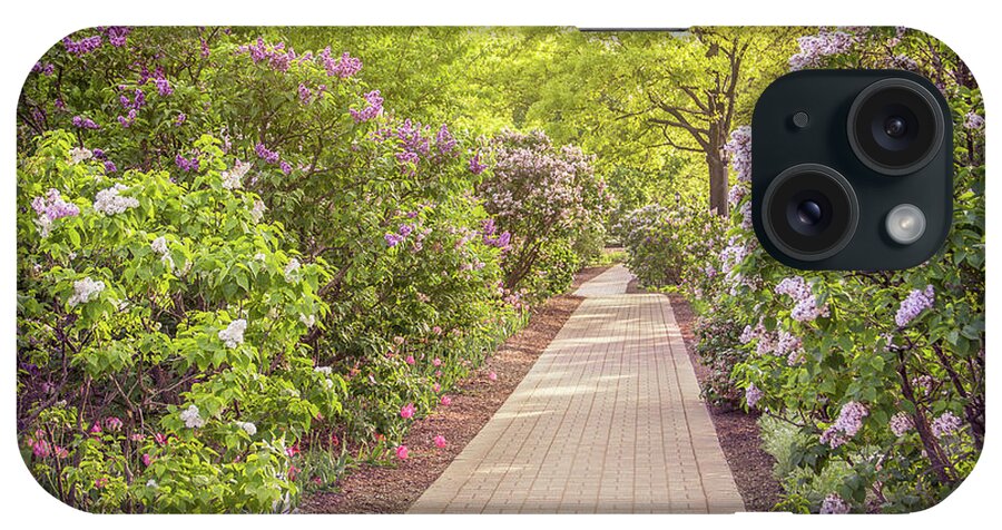 Dupage County iPhone Case featuring the photograph Lilacia Park Pathway by Joni Eskridge