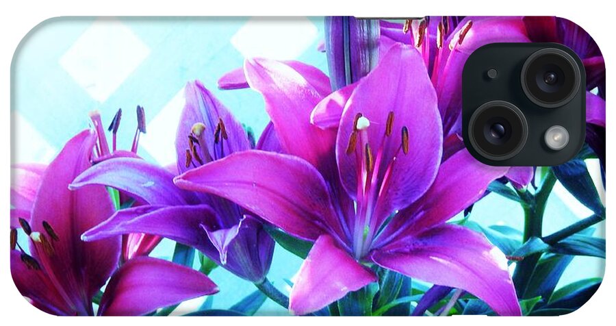 Flowers iPhone Case featuring the photograph Lily Abstracts by Jan Gelders