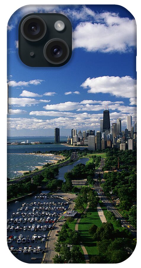 Photography iPhone Case featuring the photograph Lincoln Park And Diversey Harbor by Panoramic Images