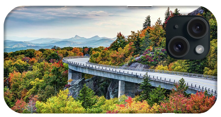 Blue Ridge Parkway iPhone Case featuring the photograph Linn Cove Viaduct by Walt Baker