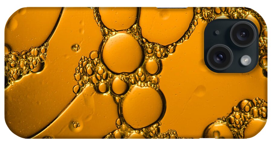 Abstract iPhone Case featuring the photograph Liquid Bronze Age Abstract by Bruce Pritchett
