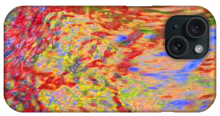Abstract iPhone Case featuring the photograph Listening to the Water by Sybil Staples
