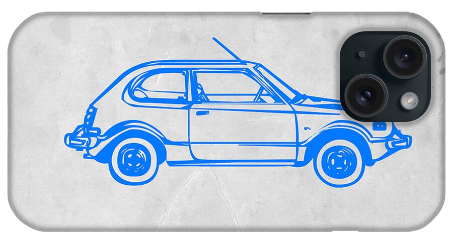 Classic Car iPhone Case featuring the painting Little Car by Naxart Studio