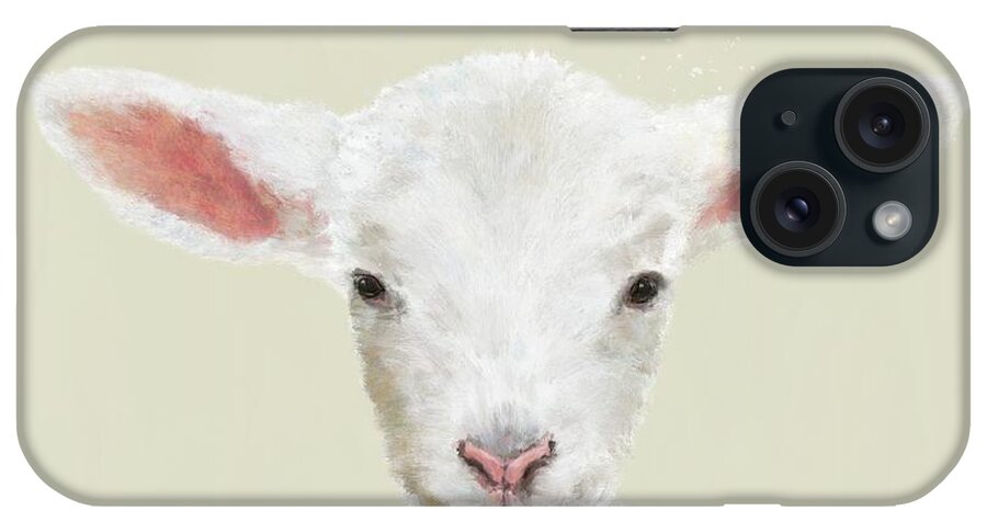 Lamb iPhone Case featuring the digital art Little Lamb by Mandy Tabatt
