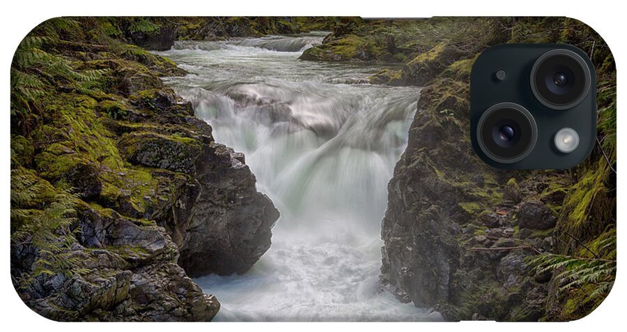 Waterfall iPhone Case featuring the photograph Little Qualicum Lower Falls by Randy Hall