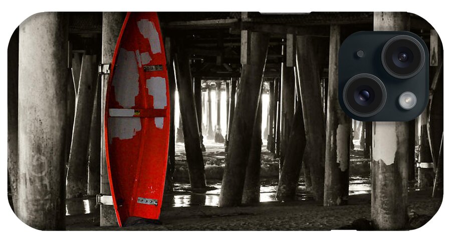 Clay iPhone Case featuring the photograph Little Red Boat III by Clayton Bruster