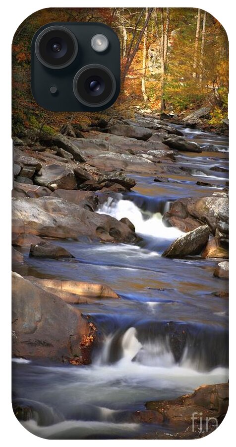 River iPhone Case featuring the photograph Little River Stream by Geraldine DeBoer